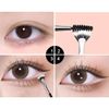 Folding Angle Scalloped Lash Brush（5 PCS)