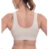 ENELL Women's Lite Full Coverage Sports Bra (101),3,Ecru