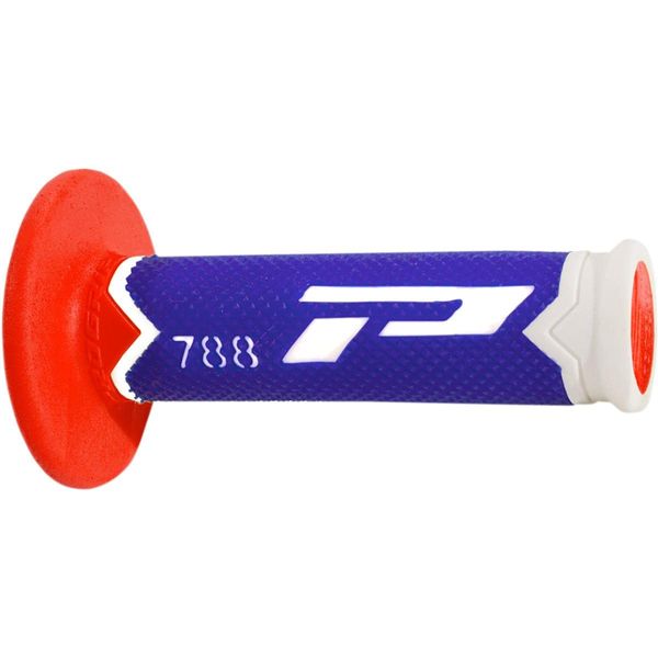 PROGRIP HANDLES ITEM 788 MM 22/25, WHITE/BLUE/RED, TRIPLE DENSITY