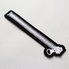 Patch Fastener, Iron On Chuck, Zipper, Embroidery Patch, Instruction Manual Included (Large)