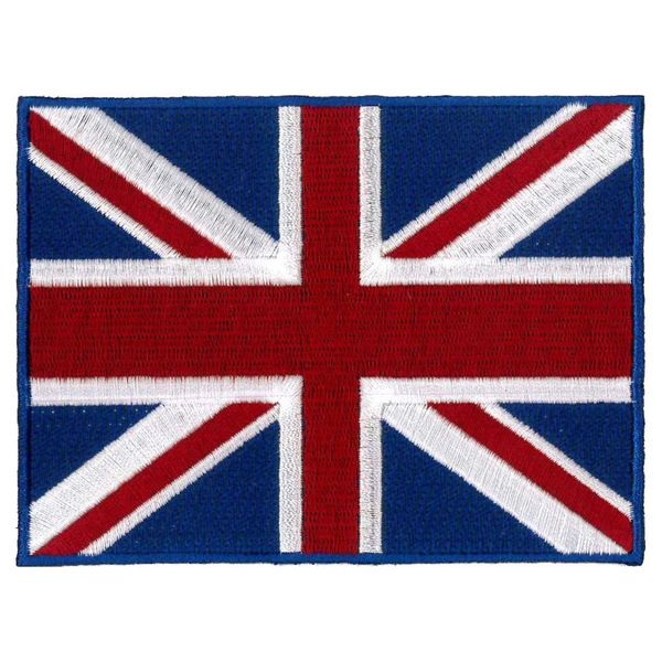 Klicnow Union Jack (Great Britain) Large Back Patch (20cm x 15cm) 8" x 6"