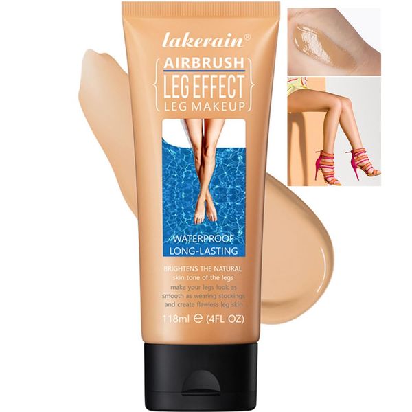 Leg and Body Makeup, Skin Perfecting Body Foundation, Tattoo Cover Up Make-up, Spider Vein Concealer für Bein und Körper Narben Cover Up Make-up, makellos aussehende Beine, gleicht den Hautton aus