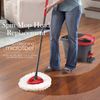 6Pack Spin Mop Refill Replacement Head Compatible with Ocedar and Vileda,Mop Refills 100% Microfiber, Deep Cleaning Machine Washable and Easy-to-Replace