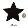 Playfully Ever After 4 Inch 15pc Stiff Felt Stars (Cream)