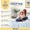 100% Egyptian Cotton Sheets Sets Full Size - 600 Thread Count Sheets 4 PC 16" De