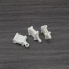 LT Easiyl 8PCS White Curtain Rail End Stops & Caps for Bendable Curved Track