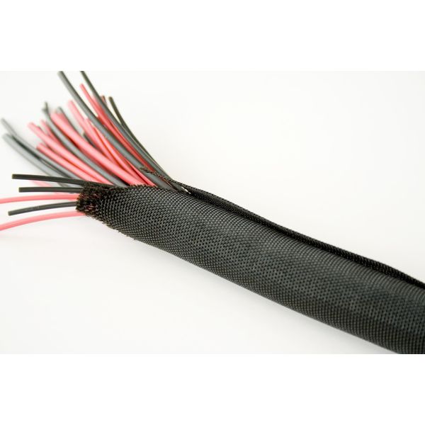 13mm - Self-Closing Retrofit Polyester Braid Wrap Sleeve, Hilwrap – Wrap Around Cable Sleeve (5 mtr)