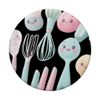 Cute Anthropomorphized Kitchen Utensils PopSockets Adhesive PopGrip