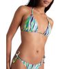 Arena Damen Women's Water Print String Triangle Bikini, Zebra, M EU