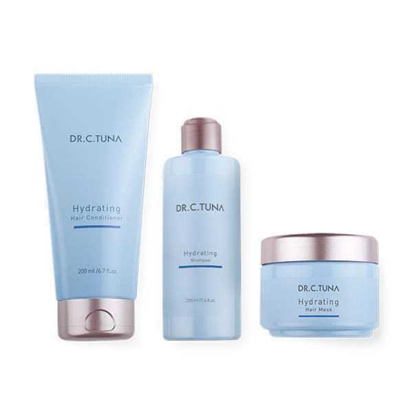 Farmasi Dr. C. Tuna Hydrating Hair Care Bundle ; Shampoo + Conditioner + Mask