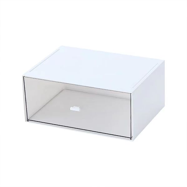 QMO Tabletop Storage Case, Tabletop Storage, Organization, Small Items, Cosmetics Storage Box, Stationery, Jewelry Box, Storage Box, Drawer (1 Drawer, 9.1 x 6.5 x 3.9 inches (23 x 16.5 x 10 cm)