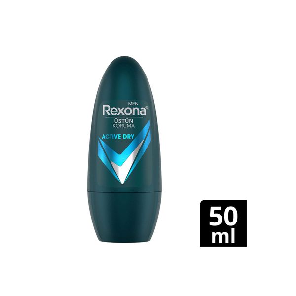 Üstün Koruma Erkek Roll On Deodorant Active Dry 72 Saat Kesintisiz Koruma 50 ml