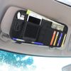 QBeau Car Sun Visor Pocket Storage Card Slots Full Size