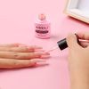 AIMEILI 5-In-1 Rubber Base Gel Set For Nails, Sheer Pink Nude Color Gel Nail Polish UV LED Soak Off, Elastic Nail Strengthener Long Lasting 6pcs X 10ml - Gift Kit 44