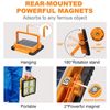 Portable LED USB & Solar Rechargeable Work Light Outdoor Camping Security Light
