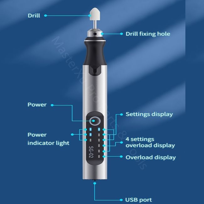 RELIFE Mini Electric Polishing Pen RL-068B Grinding Engraving Kit for  Motherboard IC Dot Matrix Repair Electric Grinding Cutting