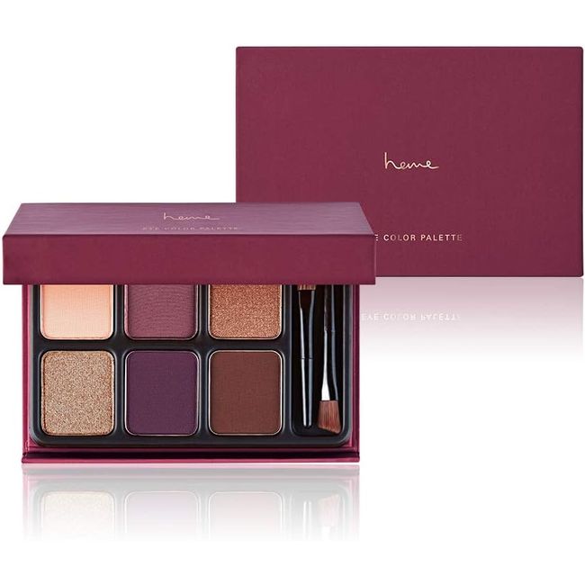 heme 6-color eyeshadow palette palette (total 6 colors) PURPLE BLOSSOM Taiwan Cosmetics