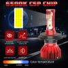 2 side 9003 H4 LED Headlight Bulb Conversion Kit High Low Beam 6000K Super White