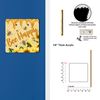 Off The Wall Plates - Bee Happy - Double Gang Blank Cover