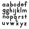 Really Good Stuff EZread Black Plastic Magnetic Lowercase Letter Kit 240 Letters