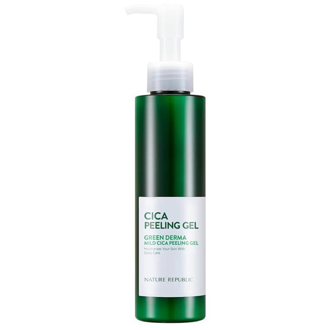 Cica Peeling Gel, Green Derma, 5.07 fl oz (150 ml), Nature Republic