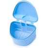 Y-Kelin Denture And Retainer Cleanning Set Denture Cleaning Case And Denture Brush (blue)