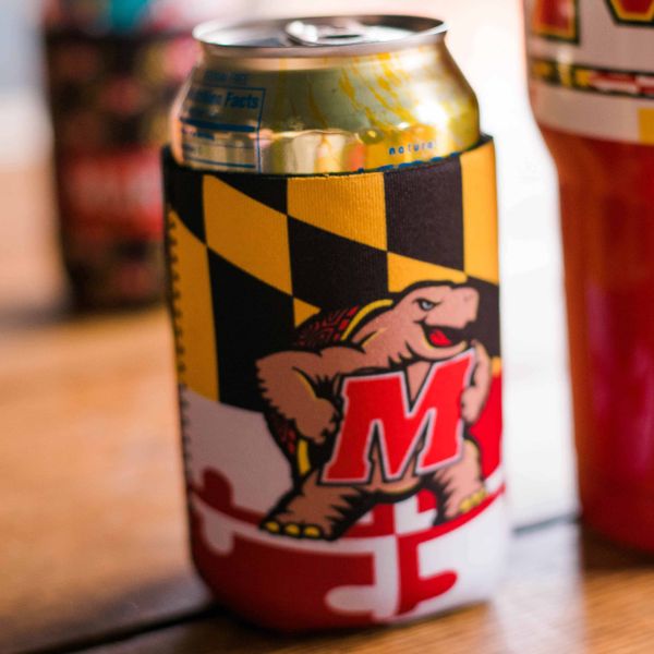 Maryland Flag with Testudo / Can Cooler - Maryland Flag / 1