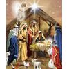35" Fabric Panel - David Textiles Digital Christmas Religious Nativity Scene