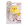 NICI Piu 49480 Rattle Ring 11 cm Yellow Cuddly Toy for Babies and Toddlers to Grip, Cuddle, Discover and Fall Asleep