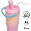 Corkcicle Protein Shaker - Built-In Agitator & Fruit Strainer Lid - 30oz - Lover