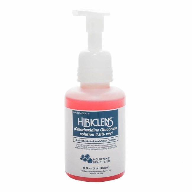 Hibiclens Antiseptic / Antimicrobial Skin Cleanser 16 oz. Liquid Pump Bottle 1