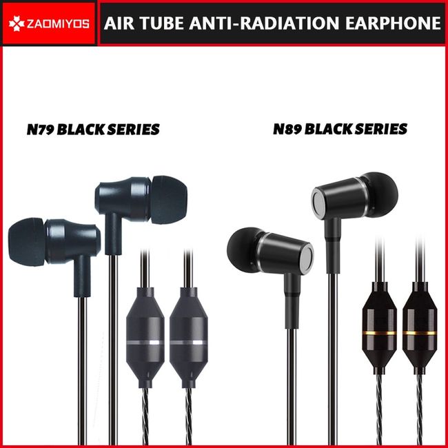 Radiation reducing headphones, Air Tube Headsets