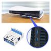 Create idea 2Pcs Console USB Port Connector Replacement Compatible with PS5 Game Console USB Charging Port Electrical Accessories Metal