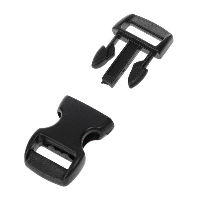 10pcs Plastic Side Release Buckle Paracord Bracelet Clips Clasp