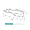Wall-Mounted Corner Shower Caddy –Adhesive Bathroom Shelf Rack Storage Organizer