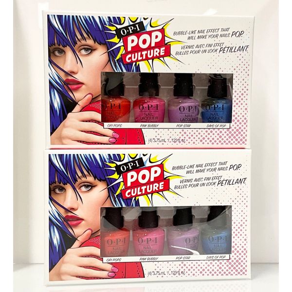 Pack 2 x opi Pop Culture  - MINI set (3.25mL/0.125oz x 4)