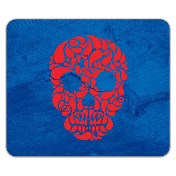 Shopagift Red Skull Mouse Mat Pad Gift 24cm x 19cm