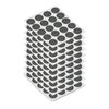 Emuca - Adhesive screw covers, D. 13 mm, Anthracite grey,200 units