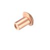 uxcell 200 Pcs 3/32" x 5/32" Round Head Copper Solid Rivets Fasteners