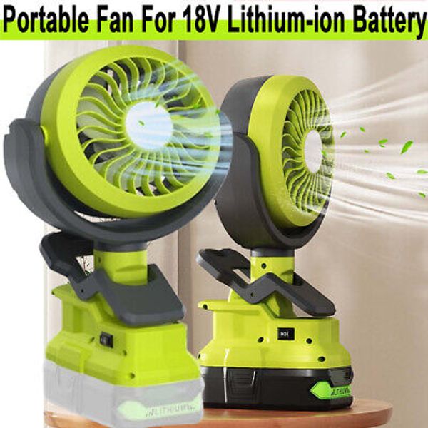 18V Portable Fan For Ryobi 18V ONE PLUS Lithium-ion Battery P108 Only Fan