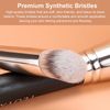 TEOYALL Under Eye Concealer Brush, Angled Kabuki Brush (270S)