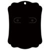 Hawks Mark Earrings, Earrings for Mat Black L 19 – 2600