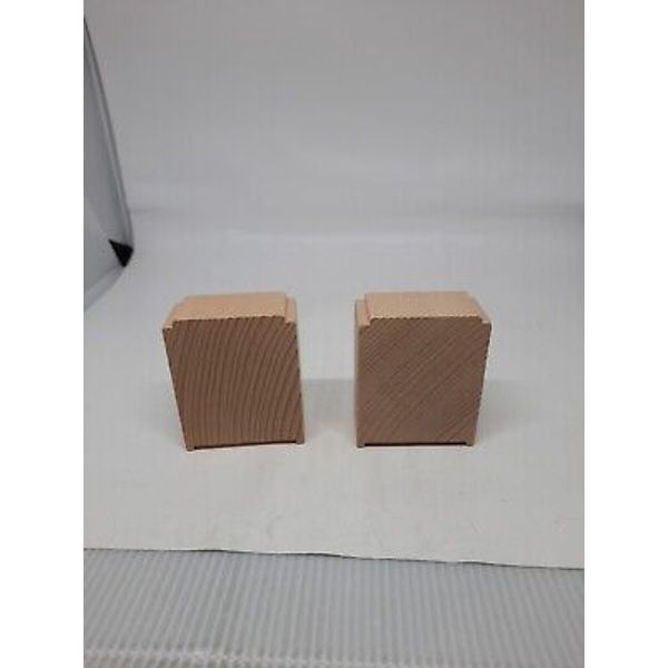 Wooden Bridge/Riser Blocks Brio Compatible Wooden Blocks Lot of 2