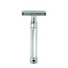 Edwin Jagger Chrome-Plated Lined Handle Double-Edge Safety Razor