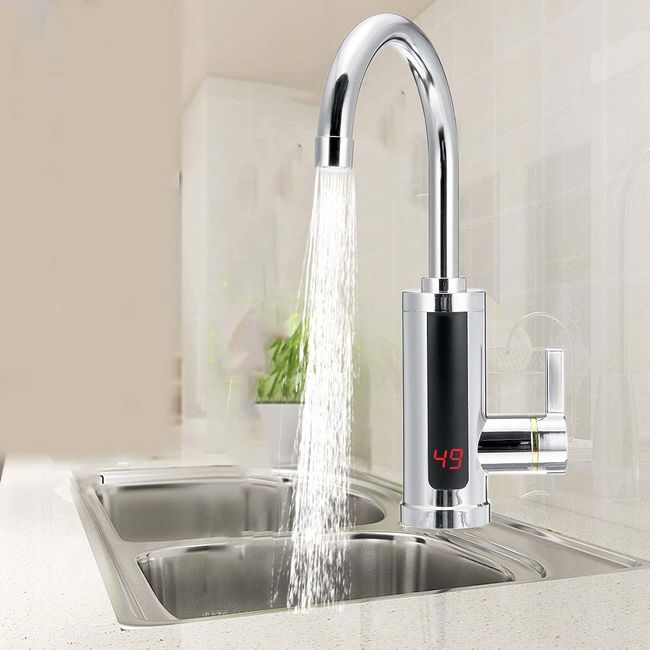 3000W Electric Heating Tap Instant Hot Water Heater Faucet For Kitchen  Bathroom