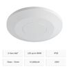 SEBSON Motion Sensor Indoor - Surface Ceiling Mounting, LED suitable, HF Motion Detector programmable, Movement Sensor 6-9m/ 360°, 3-Wire, Sensor detects Breathing movements