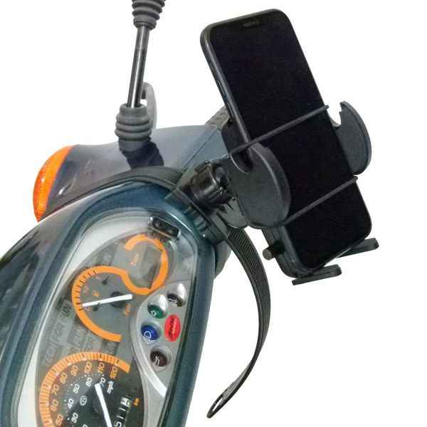 BuyBits Scooter/Moped Collar Mount with Adjustable Holder for iPhone 7 (4.7")