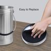 12 Pieces Activated Charcoal Carbon Filters Compost Bin Replacement Filters -...