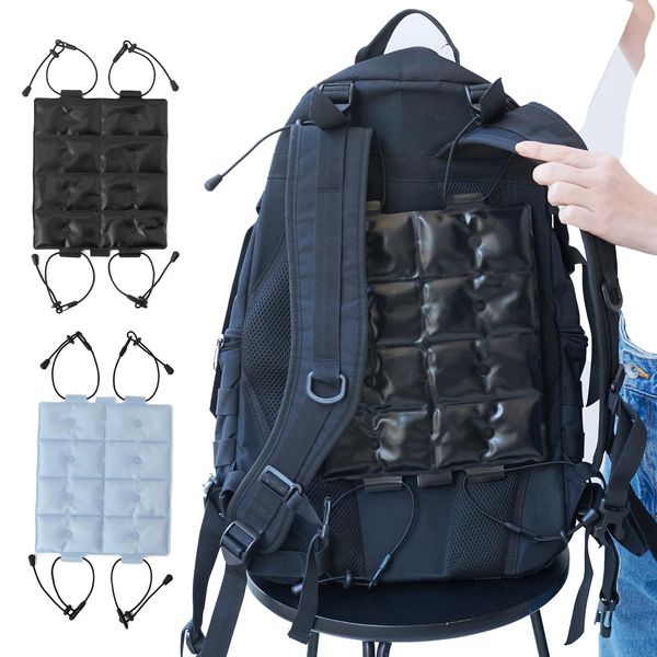 Ryokatsu Honpo Cooling Pad, For Backpacks, 92°F (28°C), Naturally Cool, Heatstroke Prevention, Easy Installation, Charcoal