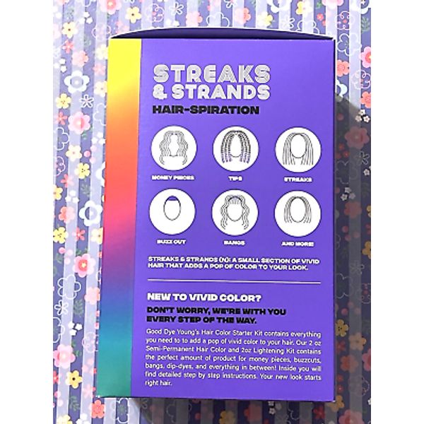 Good Dye Young Hair Color Starter Kit PPL EATER Royal Purple Semi Permanent *NEW